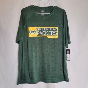NWT NFL Greenbay Packer Majestic Men's Tee Size XL